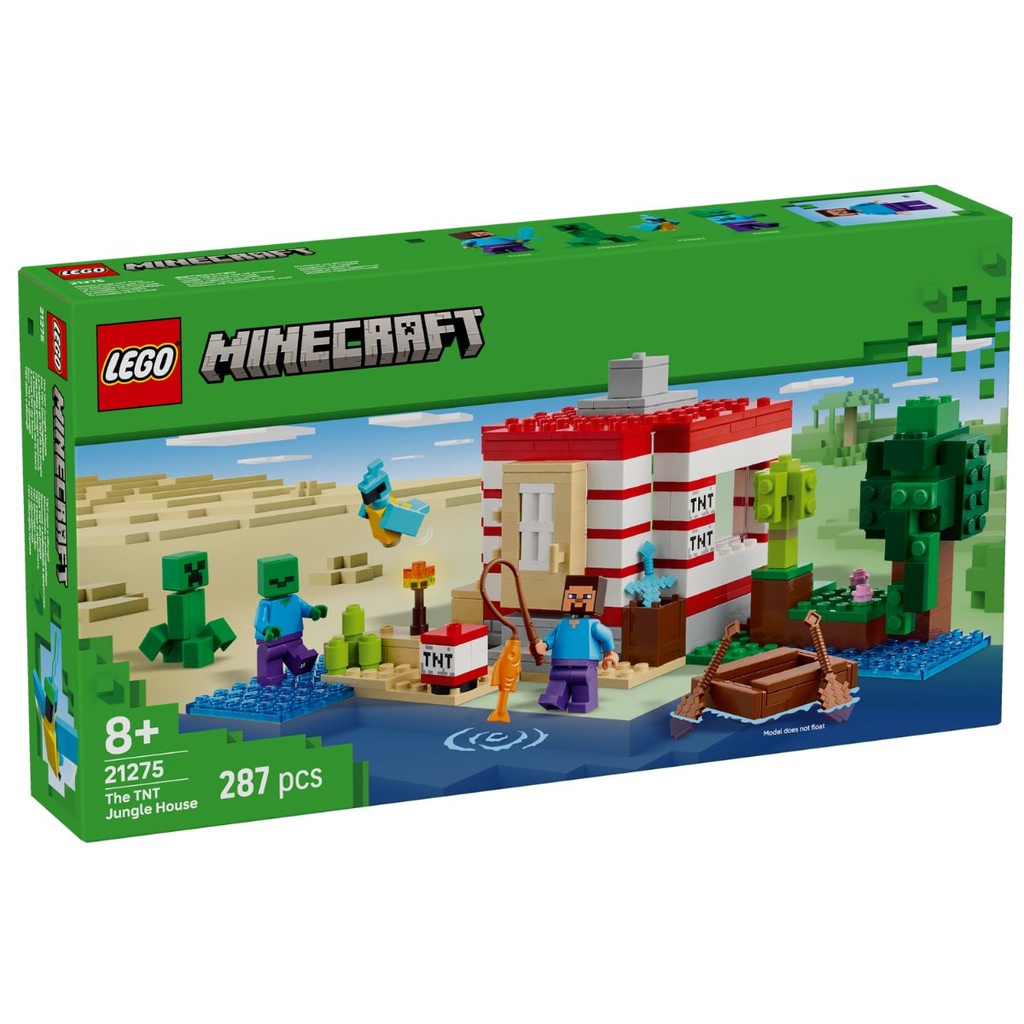 LEGO 21275 Minecraft The TNT Jungle House