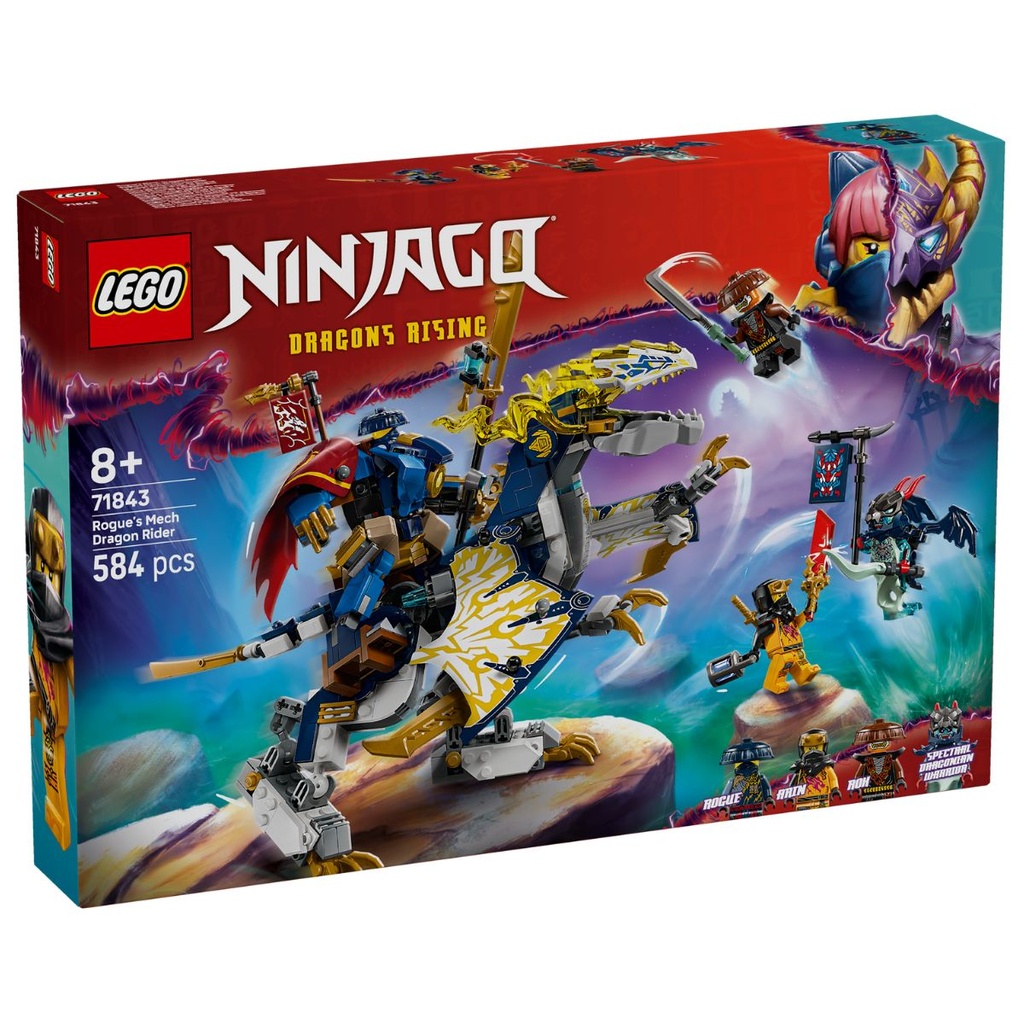LEGO 71843 NINJAGO Rogue’s Mech Dragon Rider