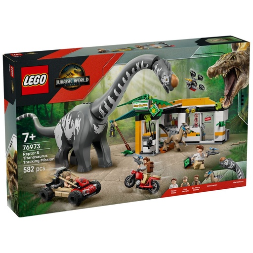 LEGO 76973 Jurassic World Raptor n Titanosaurus Tracking Mission