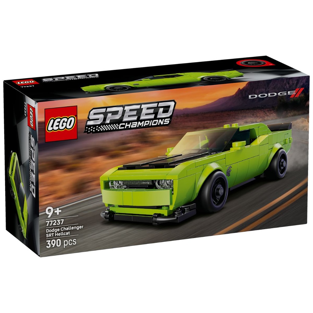 LEGO 77237 Speed Champions Dodge Challenger SRT Hellcat Sports Car