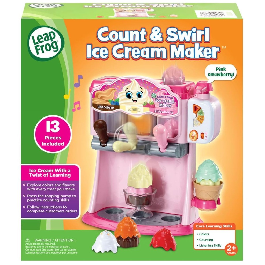 Leapfrog Count n Swirl Ice Cream Maker Pink