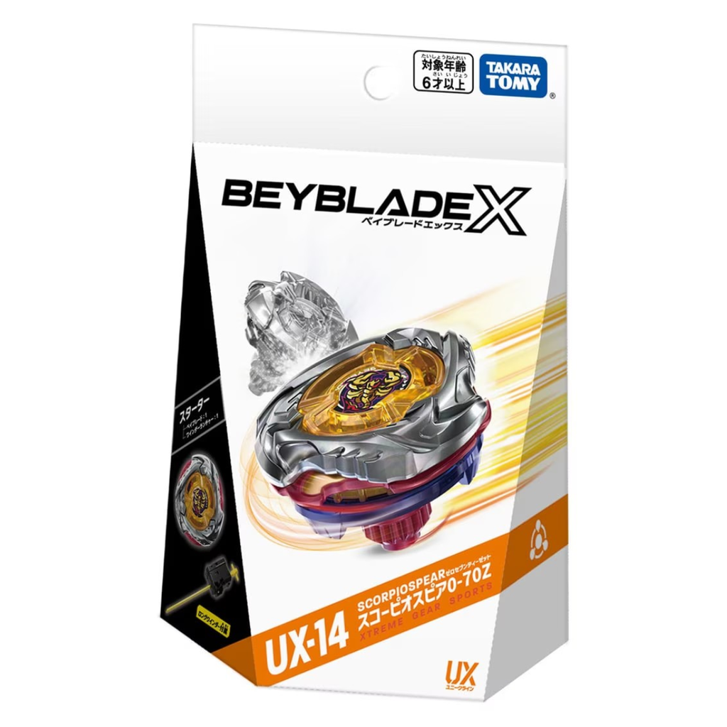 BEYBLADE X UX-14 STARTER SCORPIO SPEAR