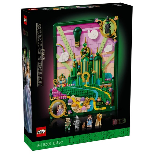 LEGO 75685 Wicked Emerald City Wall Art