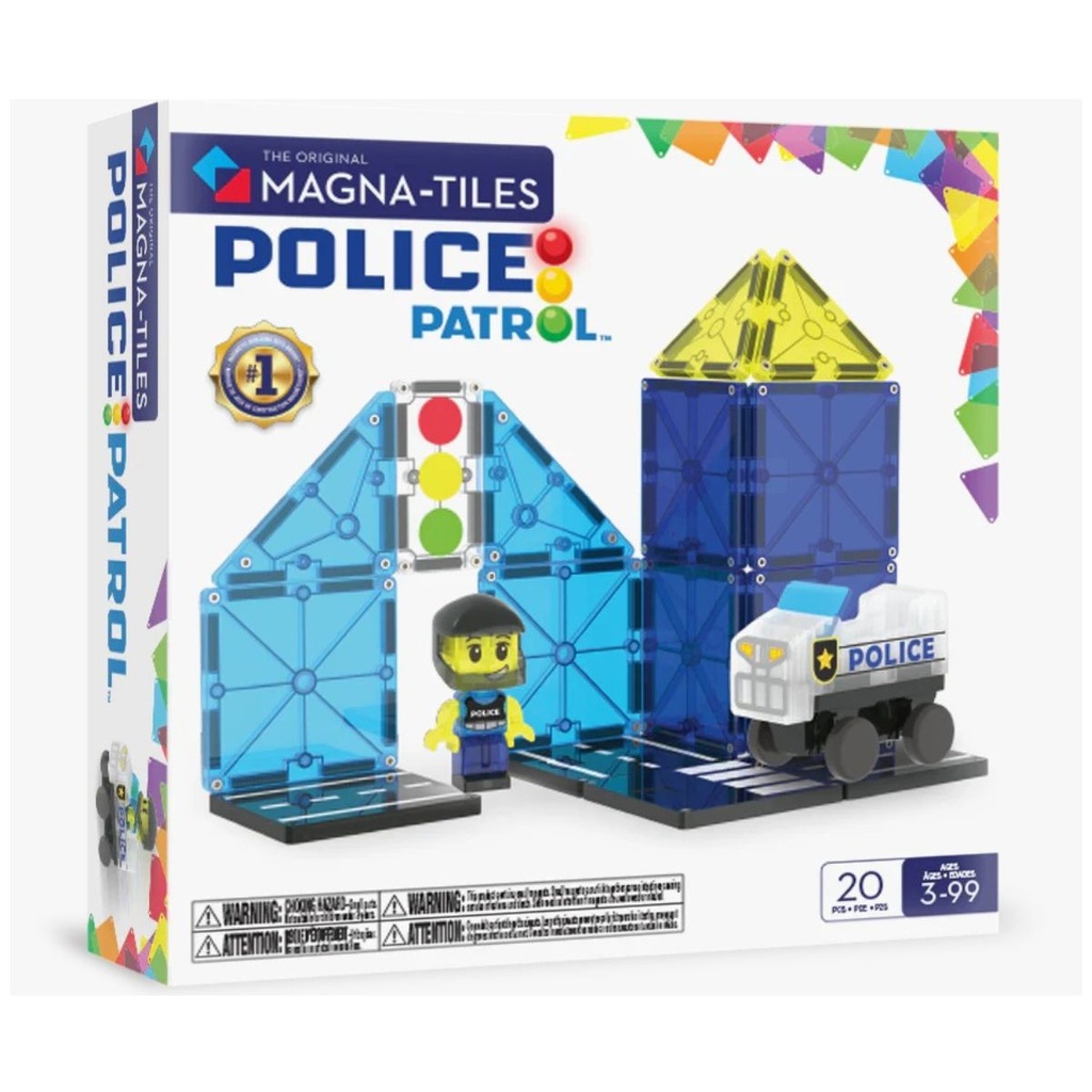 Magna Tiles Police Patrol