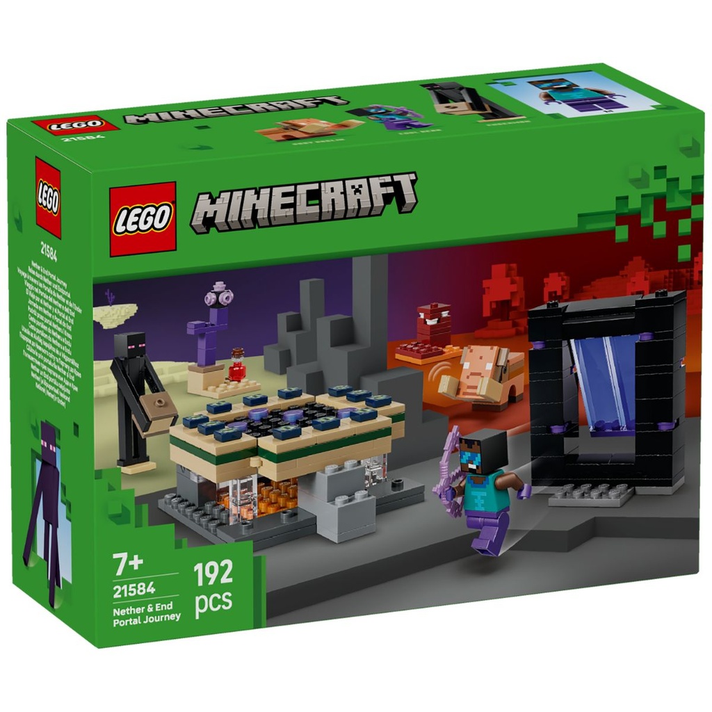LEGO 21584 Minecraft Nether n End Portal Journey