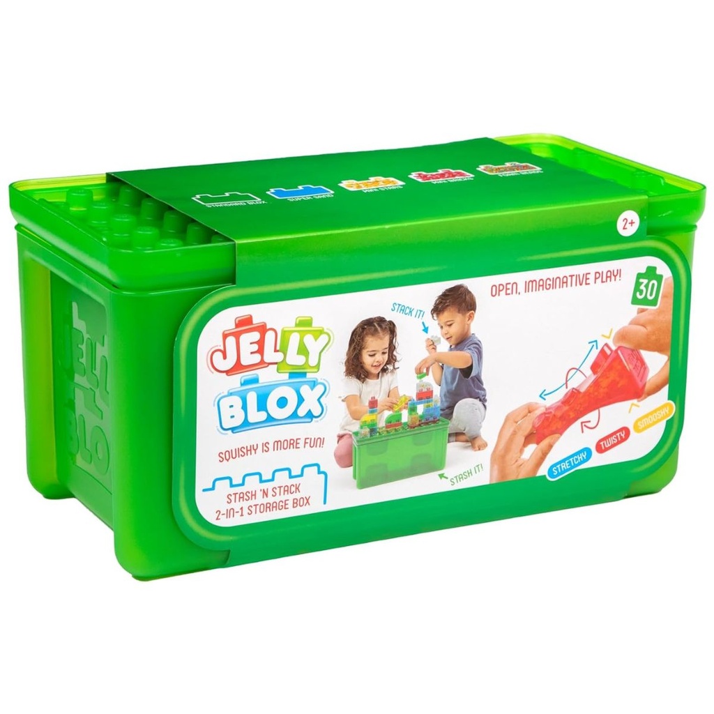 Jelly Blox Stash n Stack 2in1 Storage Box