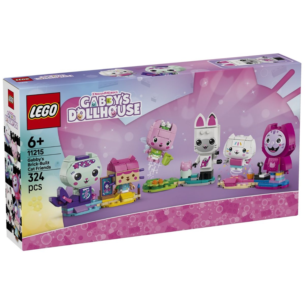 LEGO 11215 Gabby’s Dollhouse Gabby’s Brick-Built Cat Friends
