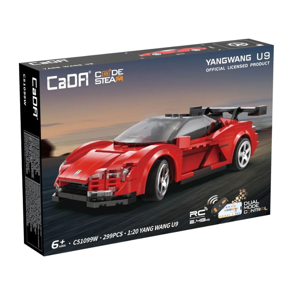 CaDA C51099W R/C 1:20 Yangwang U9 Building Set