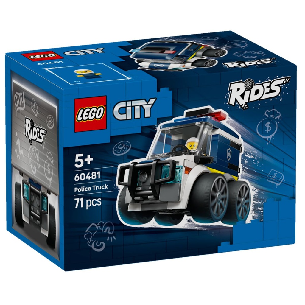 LEGO 60481 City Rides Police Truck