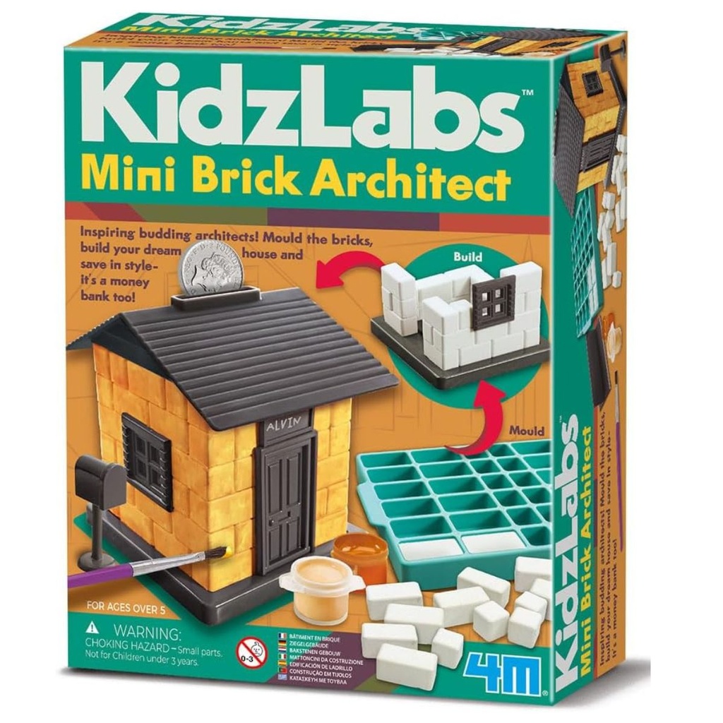 4M Kidzlabs Mini Brick Architect Kit