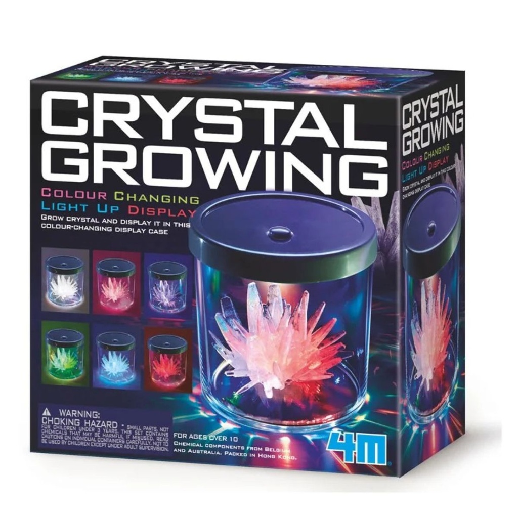 4M Crystal Growing Colour Changing Display Case
