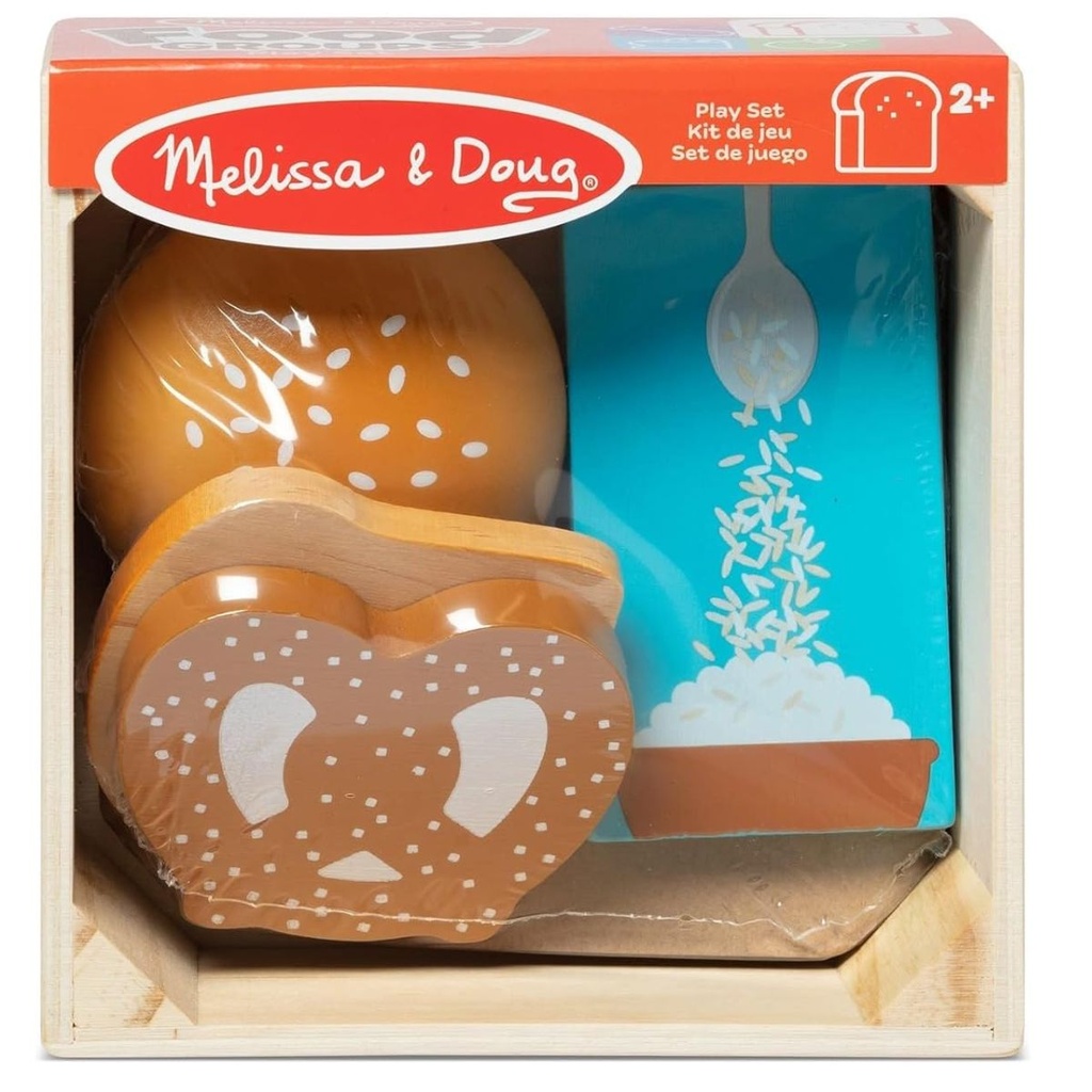 Melissa n Doug Wooden Food Group Play Set Grains