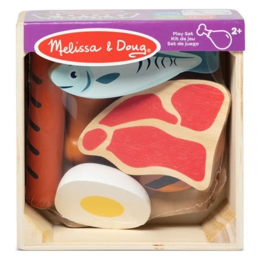 Melissa n Doug Wooden Food Group Play Set Protein