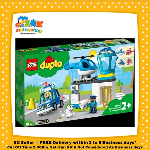 DUPLO 10959 Police Station n Helicopter