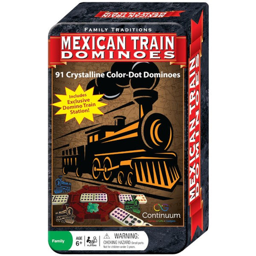 Mexican Train Dominoes Tin Edition