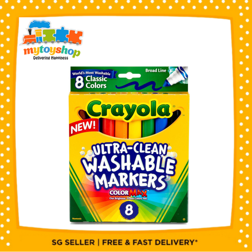 Crayola 8ct Ultra-Clean Washable Markers