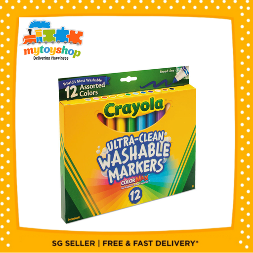 Crayola 12ct Ultra-Clean Washable Markers