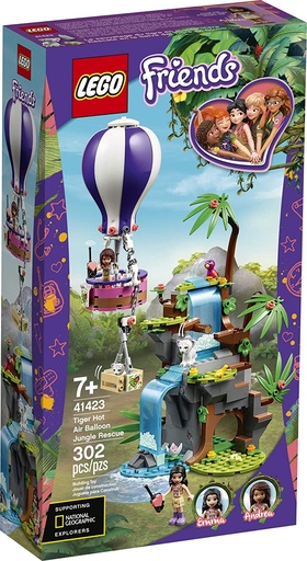 LEGO 41423 Friends Tiger Hot Air Balloon Rescue