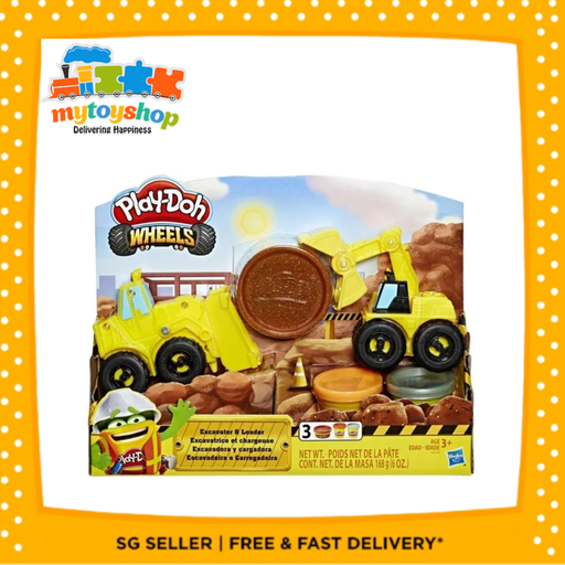 PlayDoh Wheels Excavator &amp; Loader