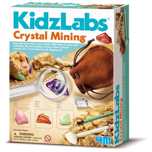 4M Kidzlabs Crystal Mining Kit