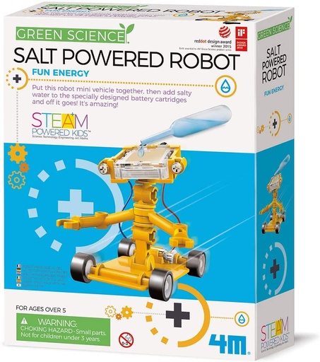 4M Salt Powered Robot