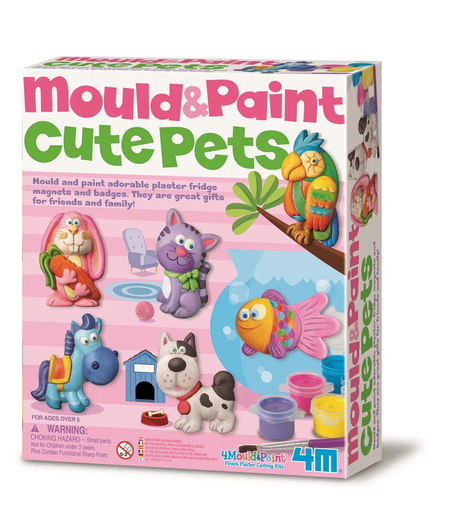 4M Mould &amp; Paint Cute Pets