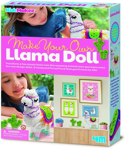 Kidzmaker Mk Ur Own Llama Doll