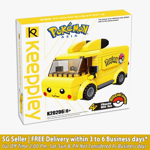 Keeppley Pikachu Mini Bus/Car