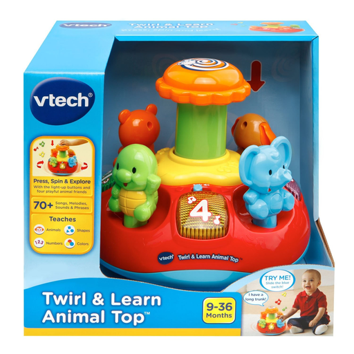 Vtech Twirl &amp; Learn Animal Top