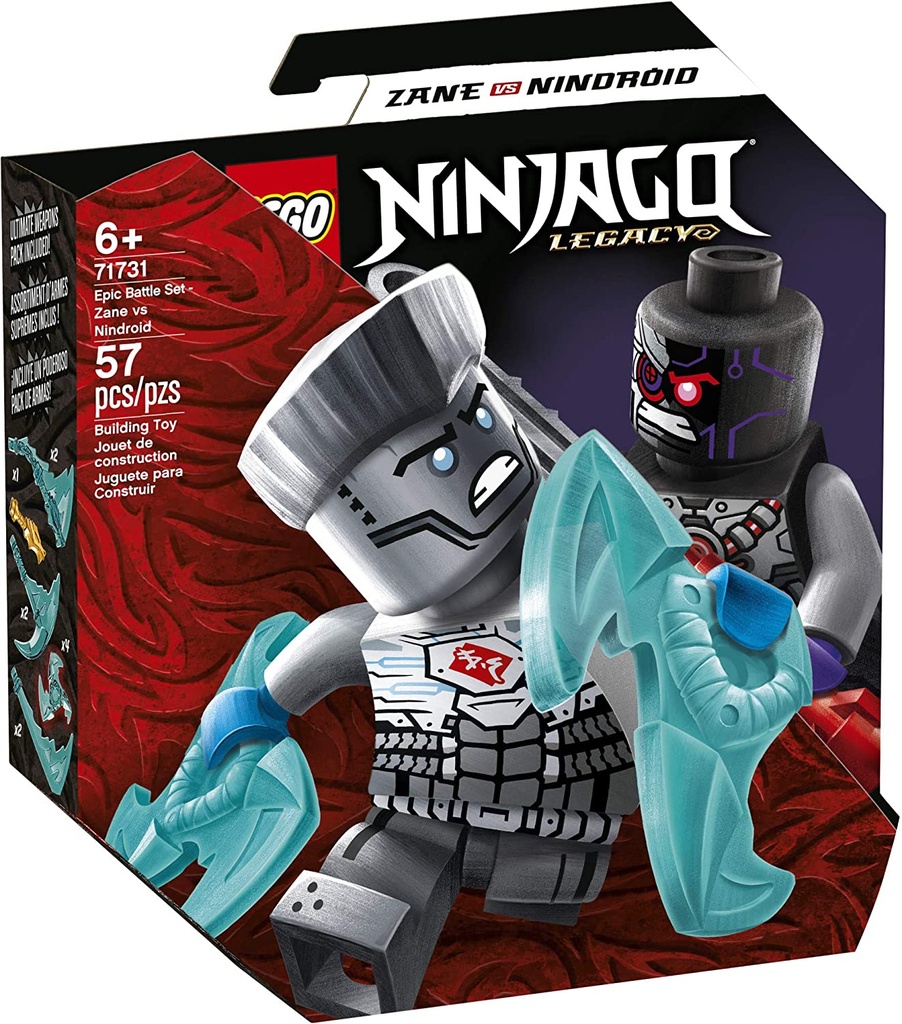 LEGO Ninjago 71731 Epic Battle Set Zane vs Nindroid