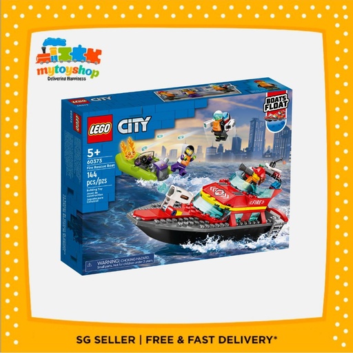 LEGO 60373 City Fire Rescue Boat