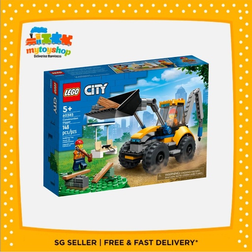 LEGO City Great Vehicles 60385 Construction Digger