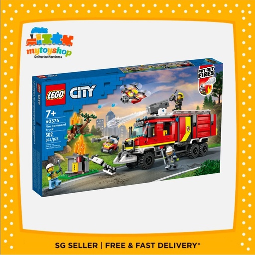 LEGO City Fire 60374 Fire Command Truck