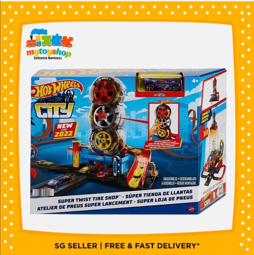 Hot Wheels City Super Twist Tire Shop