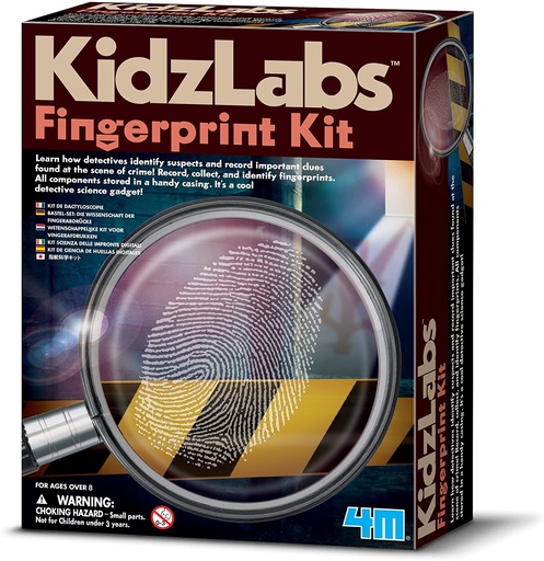 4M Kidzlabs Detective Science Fingerprint Science Experiment Kit