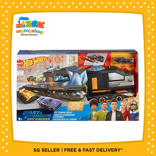 Hot Wheels Fast n Furious Spy Command Hauler Play Set (Minor Dents/Creases on Packaging)