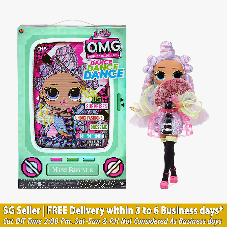 LOL Surprise OMG Dance Dance Dance Miss Royale Fashion Doll