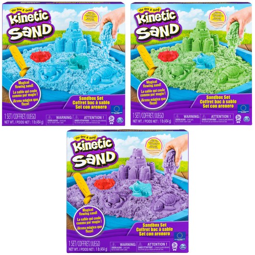 Original Kinetic Sand Box Set (Colors May Vary)