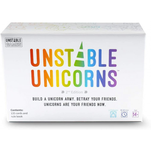 TeeTurtle Unstable Unicorns 2nd Edition Card Game (Authentic)