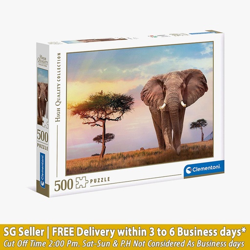 Clementoni African Sunset Jigsaw Puzzle 500 Pieces