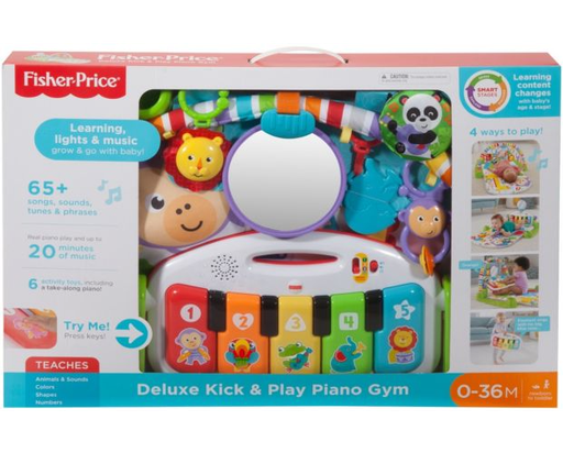 Fisher Price Deluxe Kick and Play Piano Gym