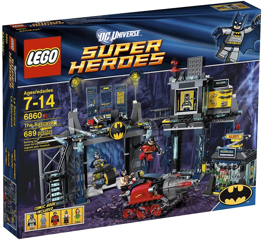 LEGO 6860 Super Heroes The Batcave (Dents/Creases)