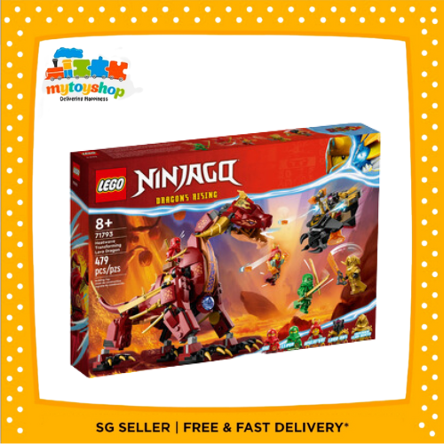 LEGO 71793 Ninjago Heatwave Transforming Lava Dragon