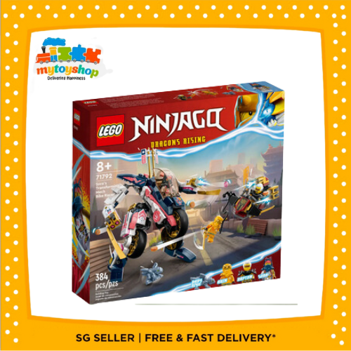 LEGO 71792 Ninjago Sora's Transforming Mech Bike Racer