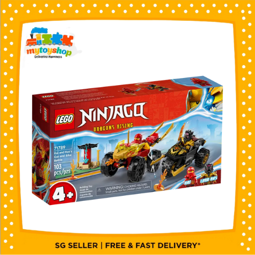 LEGO 71789 Ninjago Kai and Ras's Car and Bike Battle