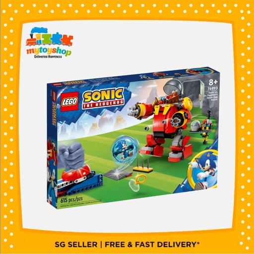 LEGO 76993 Sonic The Hedgehog Sonic vs. Dr. Eggman's Death Egg Robot