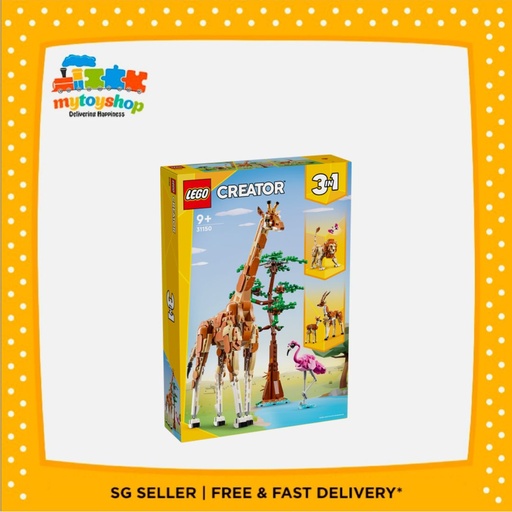 LEGO 31150 Creator Wild Safari Animals