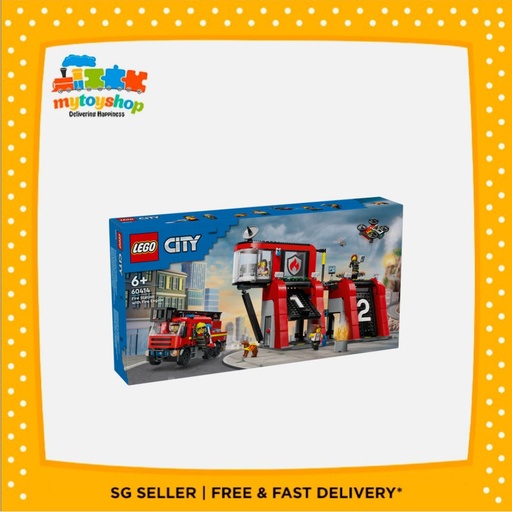 LEGO 60414 City Fire Station with Fire Truck