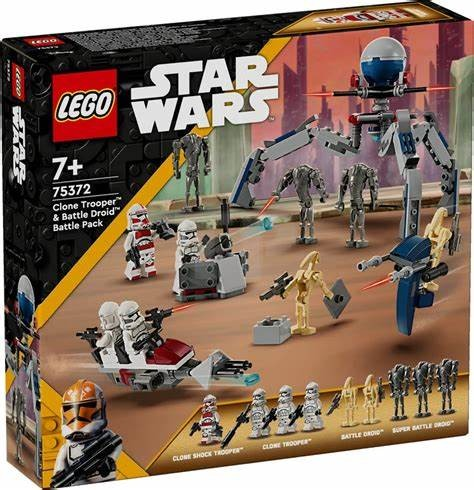 LEGO 75372 Starwars Clone Trooper and Battle Droid Battle Pack