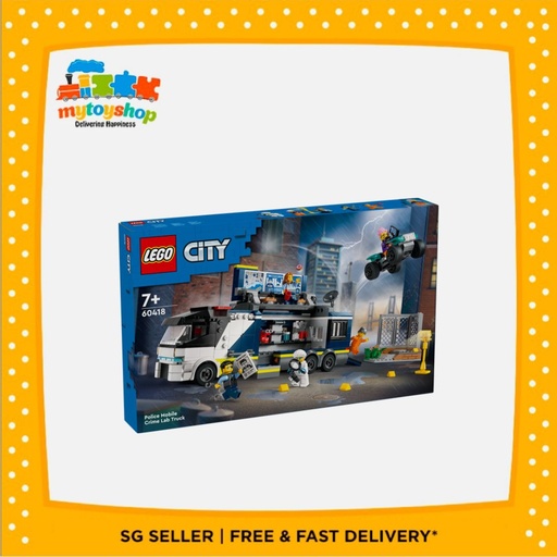 LEGO 60418 City Police Mobile Crime Lab Truck